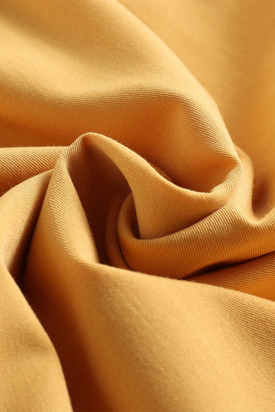 Vintage Gul Midi-Kjole Fra 1950-Tallet