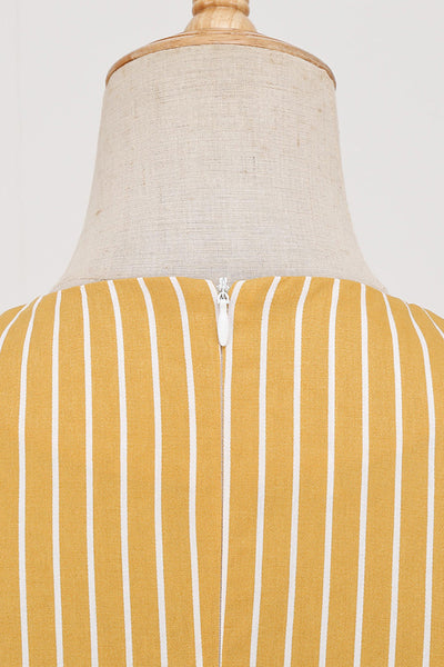 Vintage Stripete Kjole