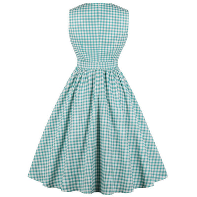 Rockabilly Gingham Kjole