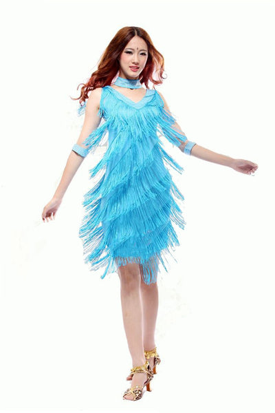 Charleston-Kjole Med Frynser