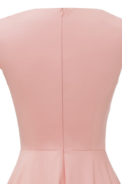 Rosa Vintagekjole Med Sweetheart-Hals