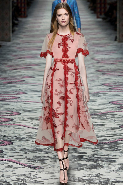 Vintage Blomsterkjole Fra 40-Tallet