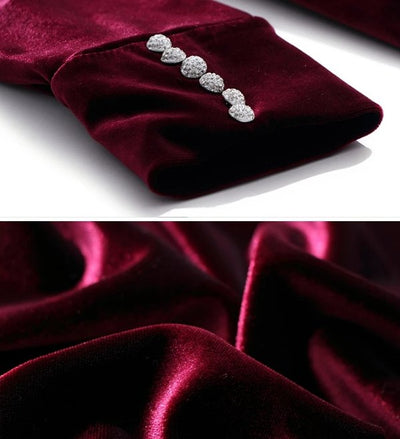 40-Talls Damekjole Burgundy