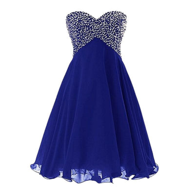 Vintage Stroppeløs Kjole