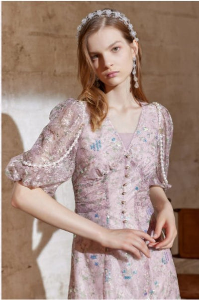 Klassisk 40-Talls 50-Tallskjole Rosa