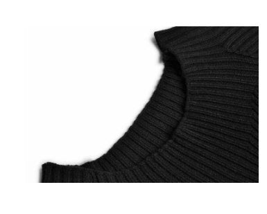 Asymmetrisk Svart Kjole Fra 40-Tallet