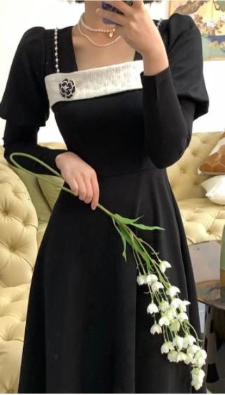 Langermet Kjole Fra 40-Tallet