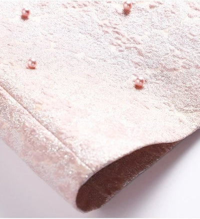 40-Talls Rosa Perlekjole