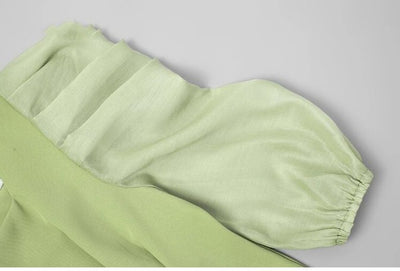 40-Talls Vintage Blekgrønn Kjole