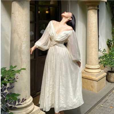 Vintage Volangkjole Fra 40-Tallet