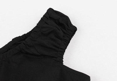 50 60 Tallet Rød Og Svart Kjole