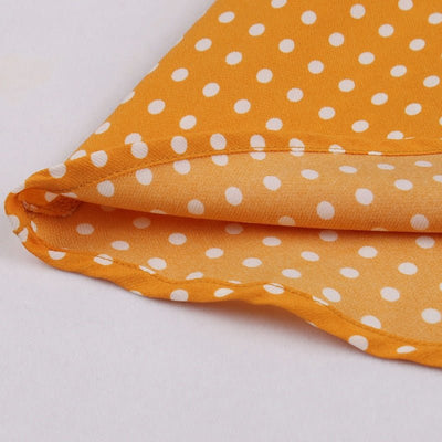 Gul Prikkete Kjole Fra 50-Tallet