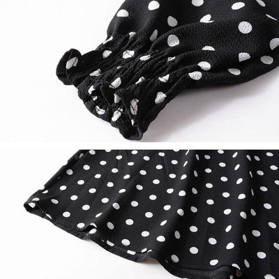 Elastisk Prikkete Kjole Fra 60-Tallet