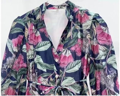 Kort 40-Talls Blomsterkjole