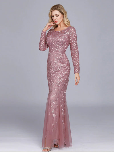 Elegant Aftenkjole - Gatsby Mauve