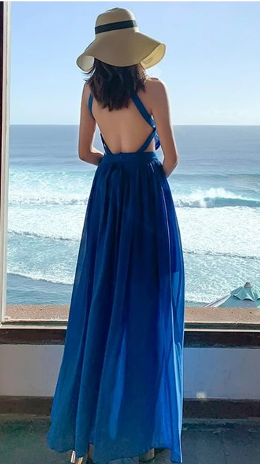 Vintage Elegant Kveldskjole