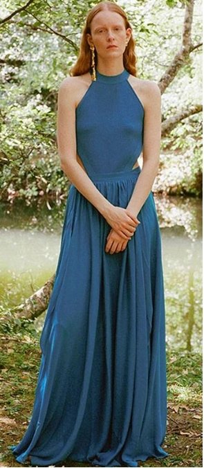 Vintage Elegant Kveldskjole