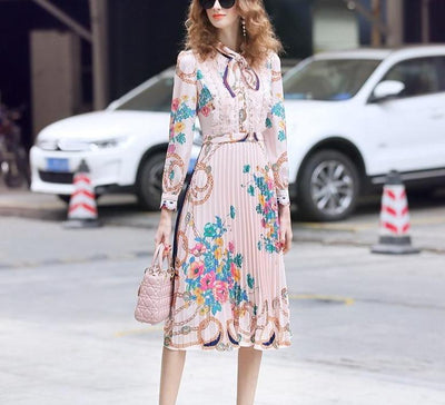 40s Style Shift Dress Rosa