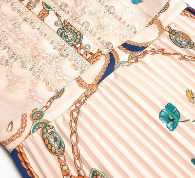 40s Style Shift Dress Rosa