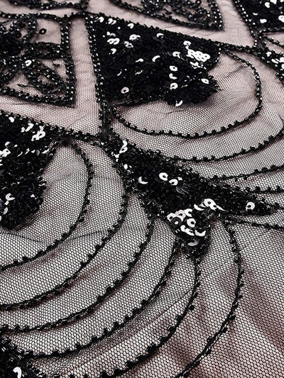 Rosa Haute Couture Lang Gatsby-Kjole