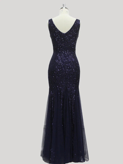 Navy Gatsby Brudekjole