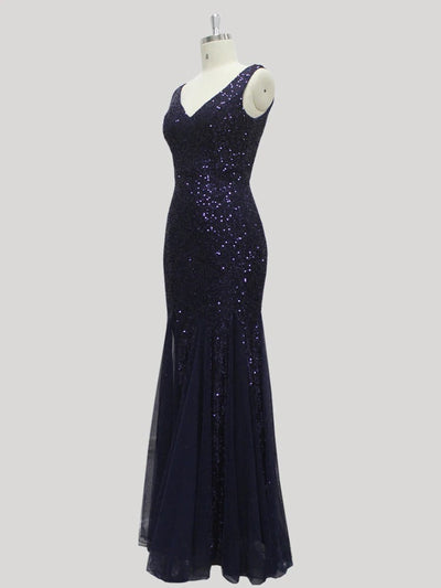 Navy Gatsby Brudekjole