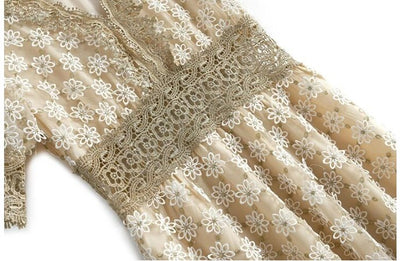 Kjole Kjole Champagne Fra 1940-Tallet