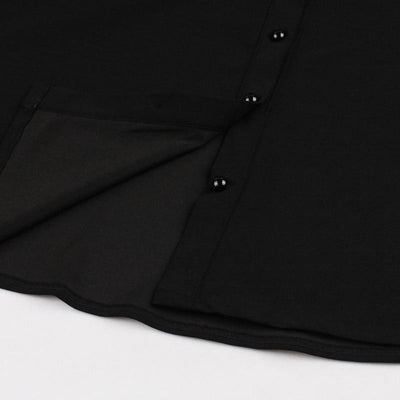 50-Talls Svart Kjole