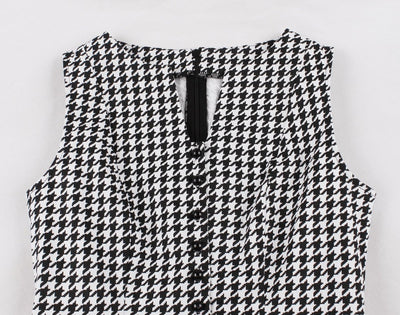 Hvit Vintage Åpen Kjole