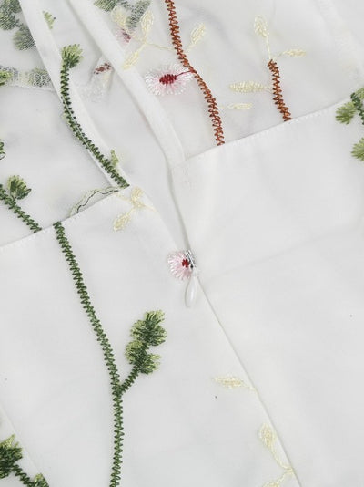 Vintage Blomsterkjole I 50-Tallsstil