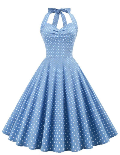 Kjole Med Merket Midje Fra 50-Tallet