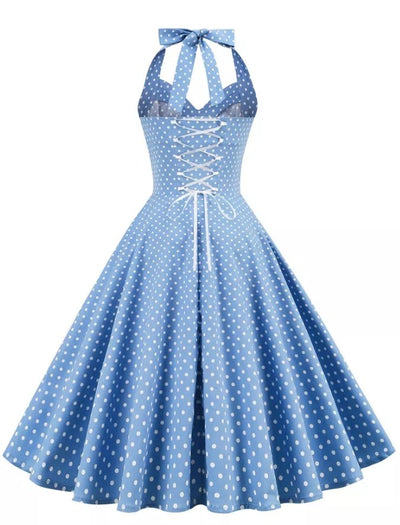 Kjole Med Merket Midje Fra 50-Tallet