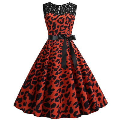 Vintage Tiger Trapes Kjole