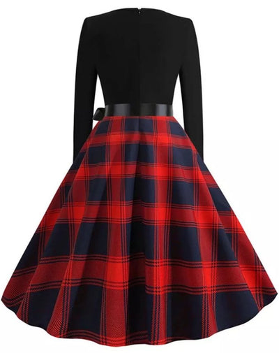 Vintage Høsttunikakjole