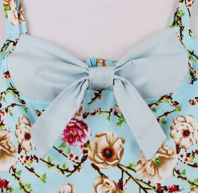 Vintage Tunikakjole Friske Blomster