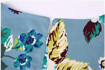 Vintage Blomstertunikakjole