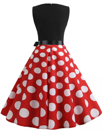 Vintage Engelsk Rød Kjole