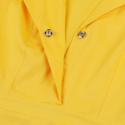 Vintage 50-Talls Gul Kjole