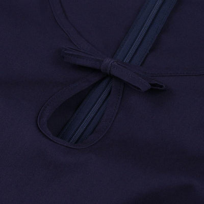 Vintage 50-Talls Marine Og Gul Kjole