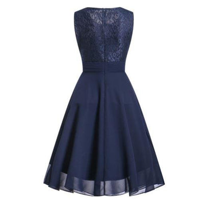 Vintage 50-Talls Aftenkjole Marine