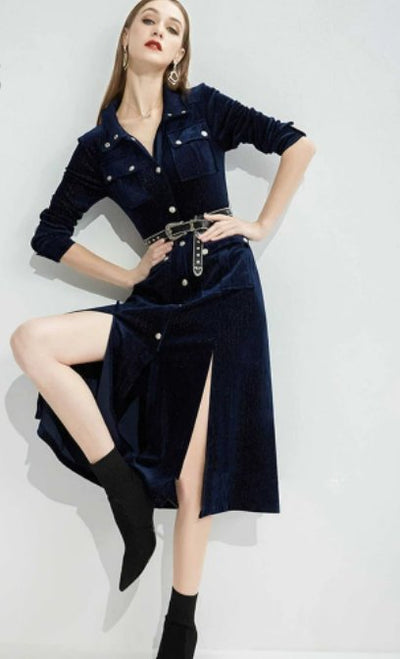 Vintage 40-Talls Vinterkjole