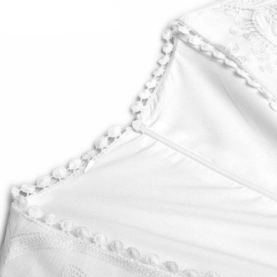 Vintage Hvit Lanternekjole Fra 40-Tallet