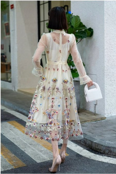 Vintage 40-Talls Langkjole Champagne