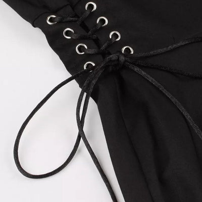 Vintage Beige Edderkoppkjole