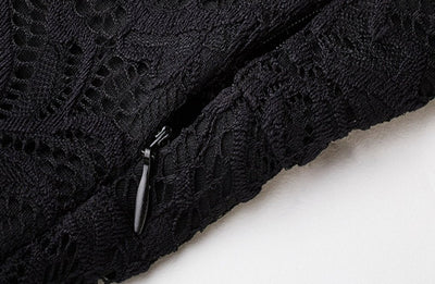 Vintage Svart Seremonikjole