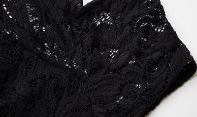 Vintage Svart Seremonikjole