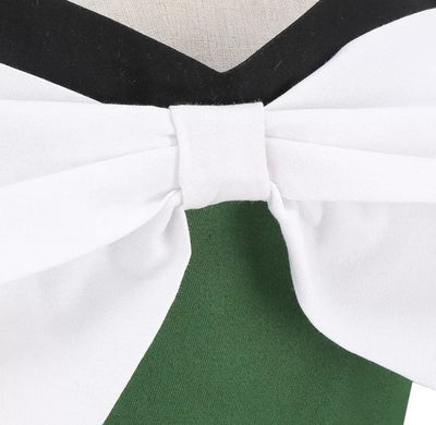 Vintage Grønn Seremonikjole