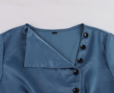 Vintage Kjole Med Båthals