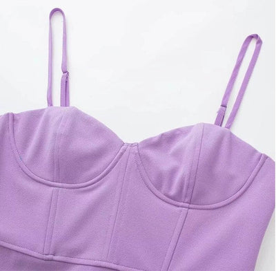 Vintage 40-Talls Blyantkjole Lavendel