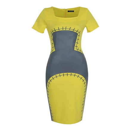 Vintage Chic Pencil Dress Gul